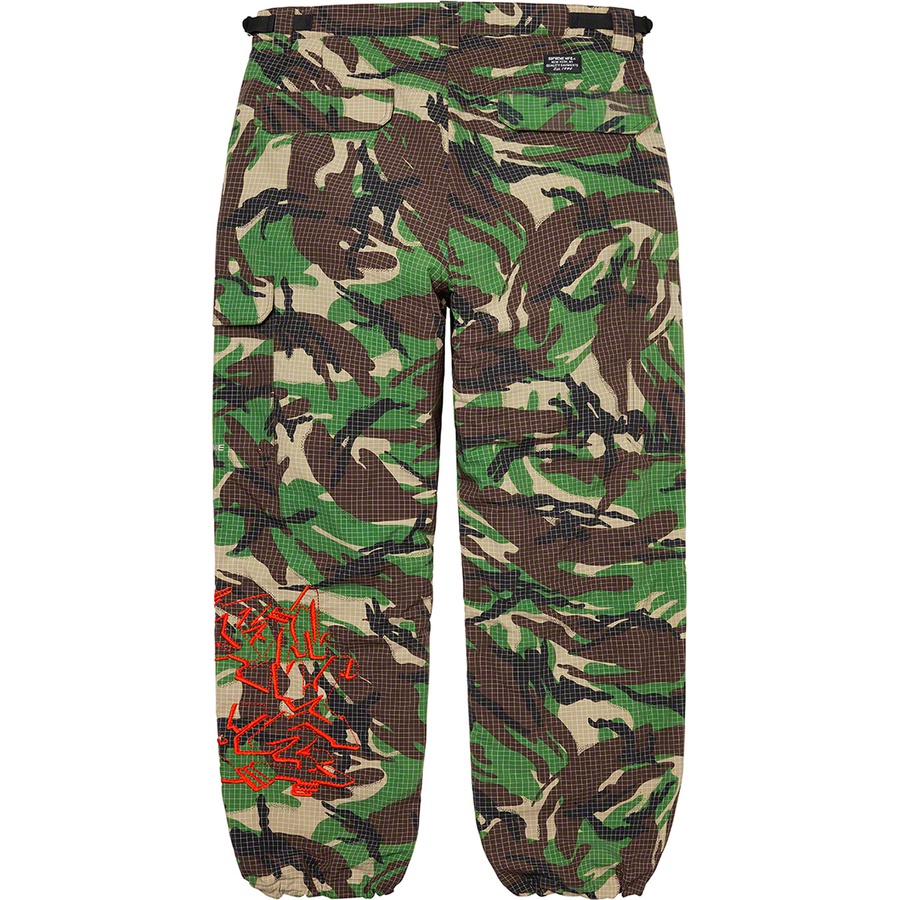 Supreme Support Unit Nylon Ripstop Pant (FW21) - Swirl Camo - $138
