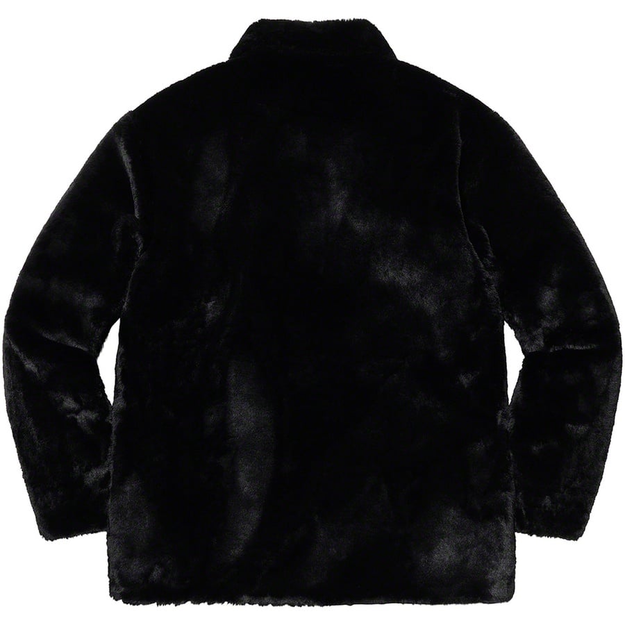 Details on 2-Tone Faux Fur Shop Coat Black from fall winter
                                                    2021 (Price is $388)