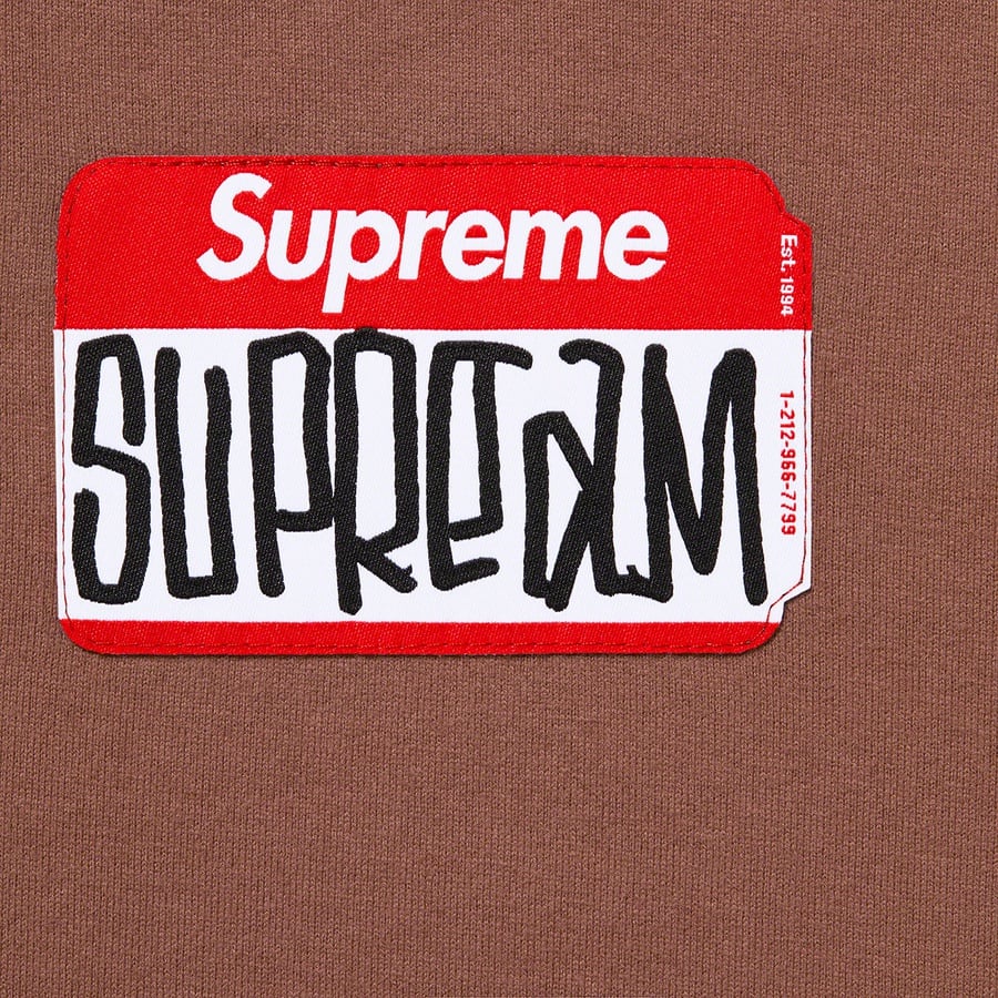 Gonz Nametag S S Top - fall winter 2021 - Supreme