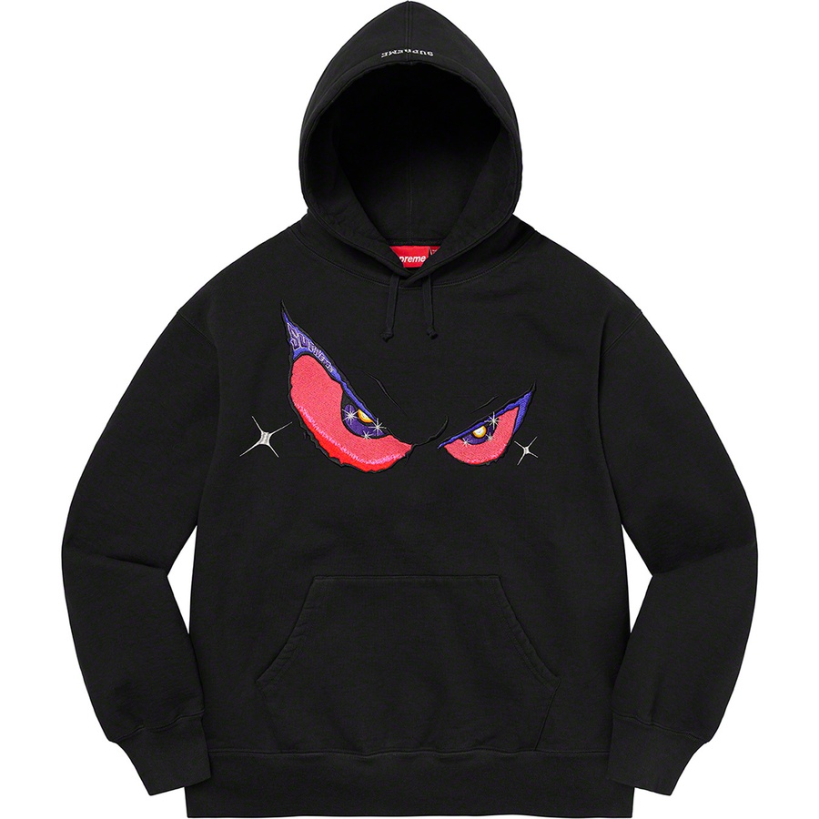 Details on Eyes Hooded Sweatshirt Black from fall winter
                                                    2021 (Price is $168)