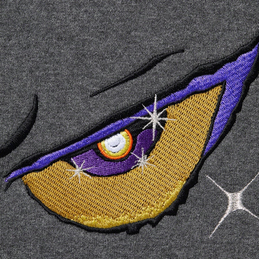 Details on Eyes Hooded Sweatshirt Charcoal from fall winter
                                                    2021 (Price is $168)