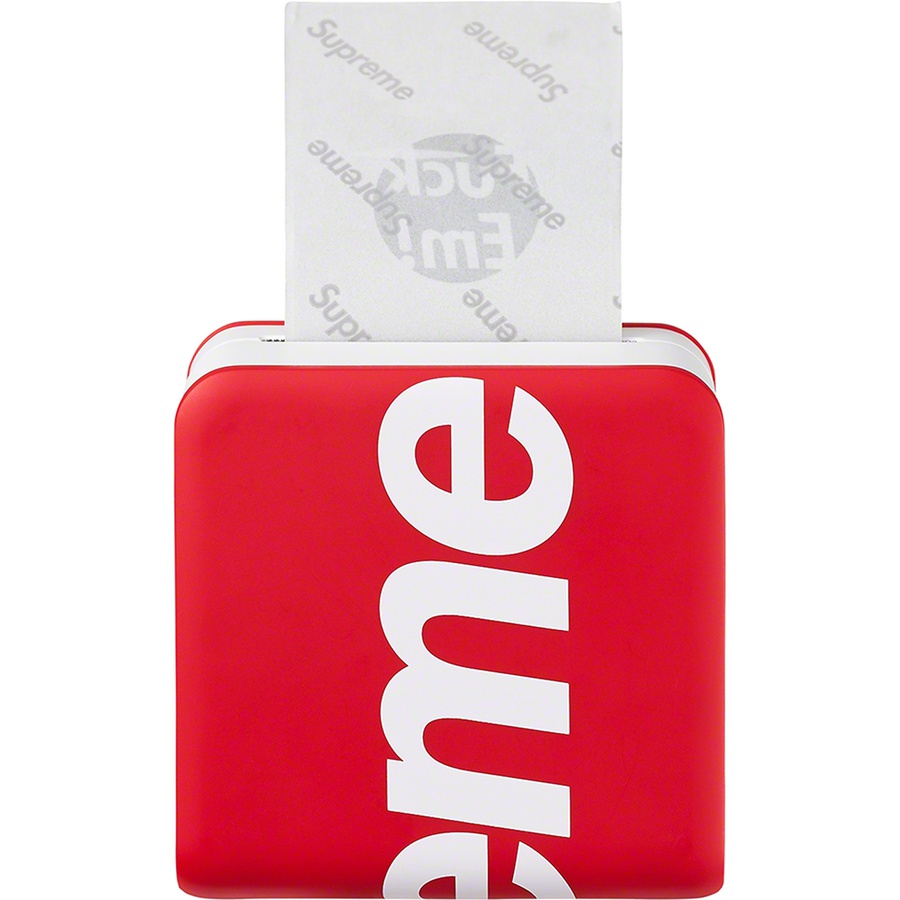 Details on Supreme Phomemo Pocket Printer Red from fall winter
                                                    2021 (Price is $98)
