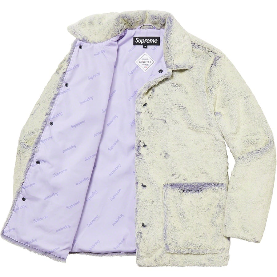 Details on 2-Tone Faux Fur Shop Coat Lilac from fall winter
                                                    2021 (Price is $388)