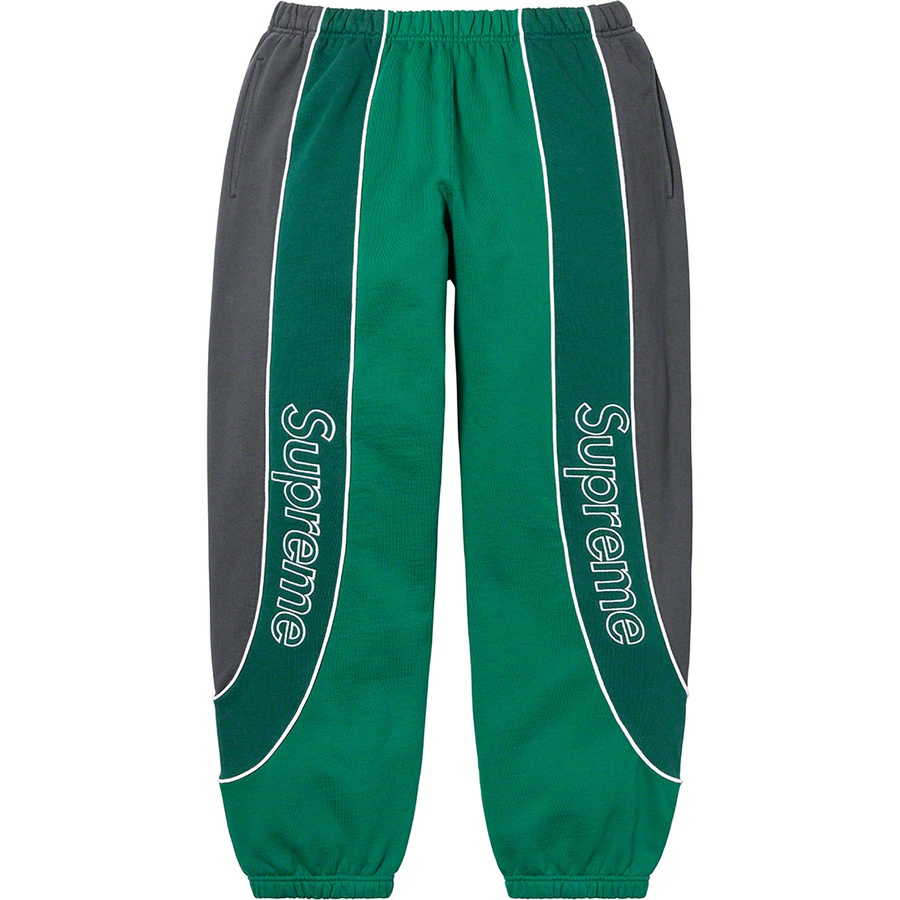 Details on Track Paneled Sweatpant Light Pine from fall winter 2021 (Price is $148)