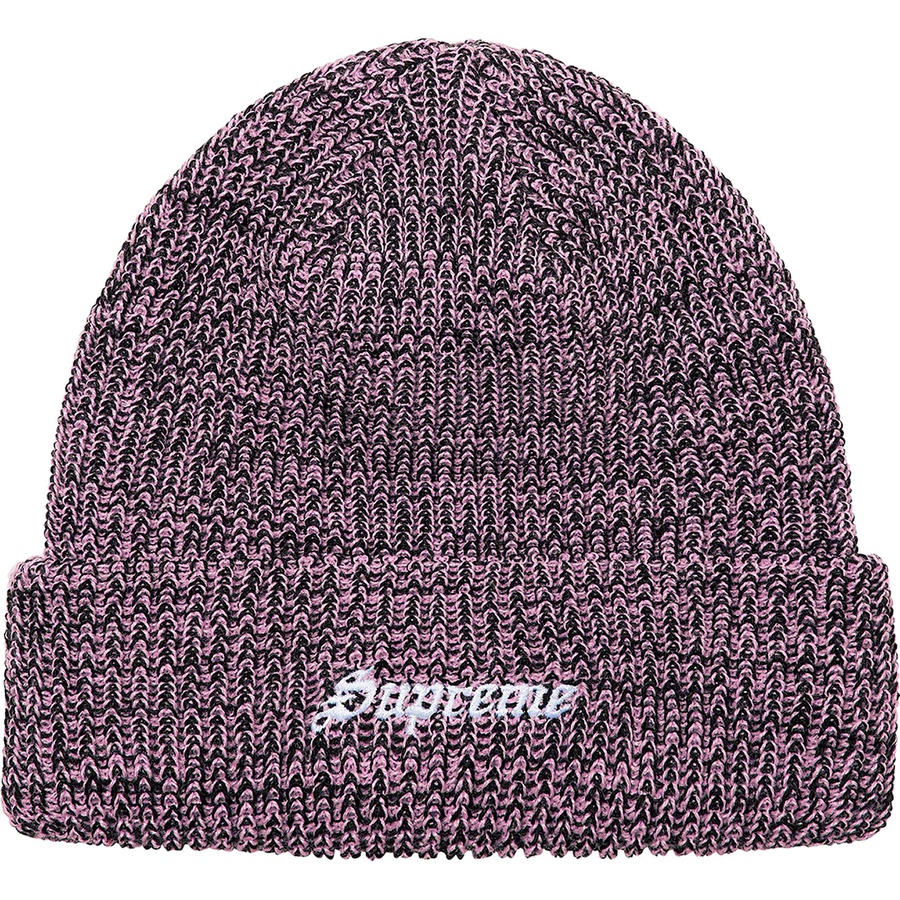 Details on Twisted Loose Gauge Beanie Pink from fall winter
                                                    2021 (Price is $38)