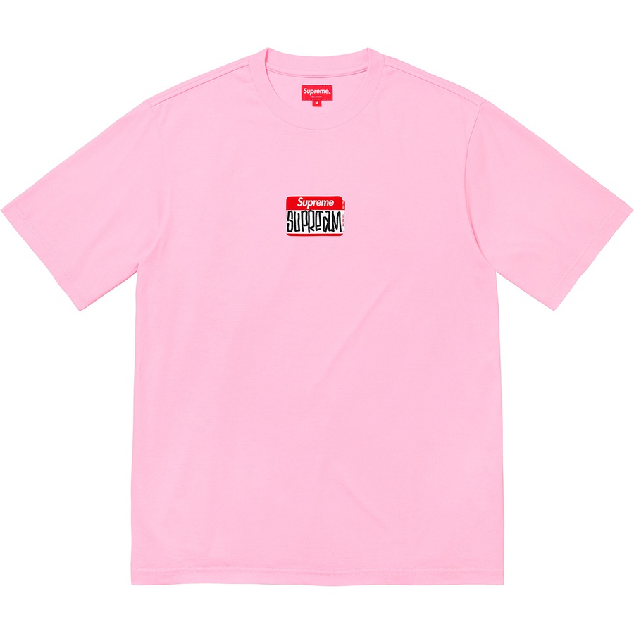 Details on Gonz Nametag S S Top Pink from fall winter
                                                    2021 (Price is $68)