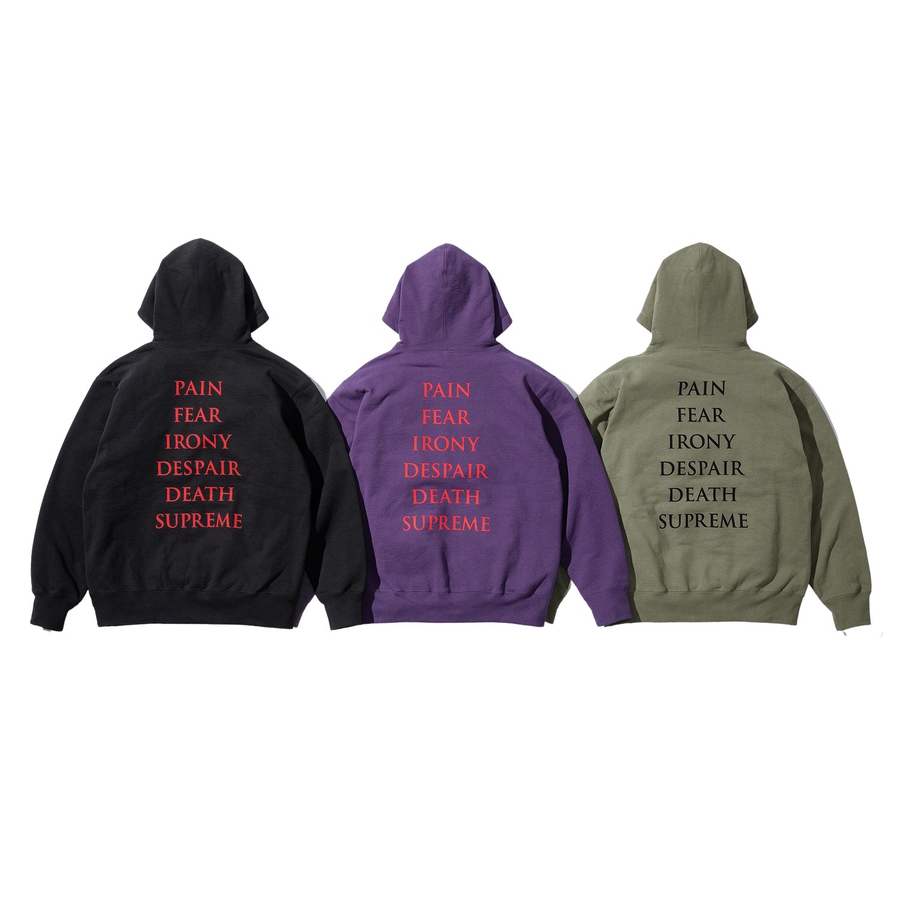 Details on Supreme The Crow Hooded Sweatshirt  from fall winter 2021 (Price is $168)