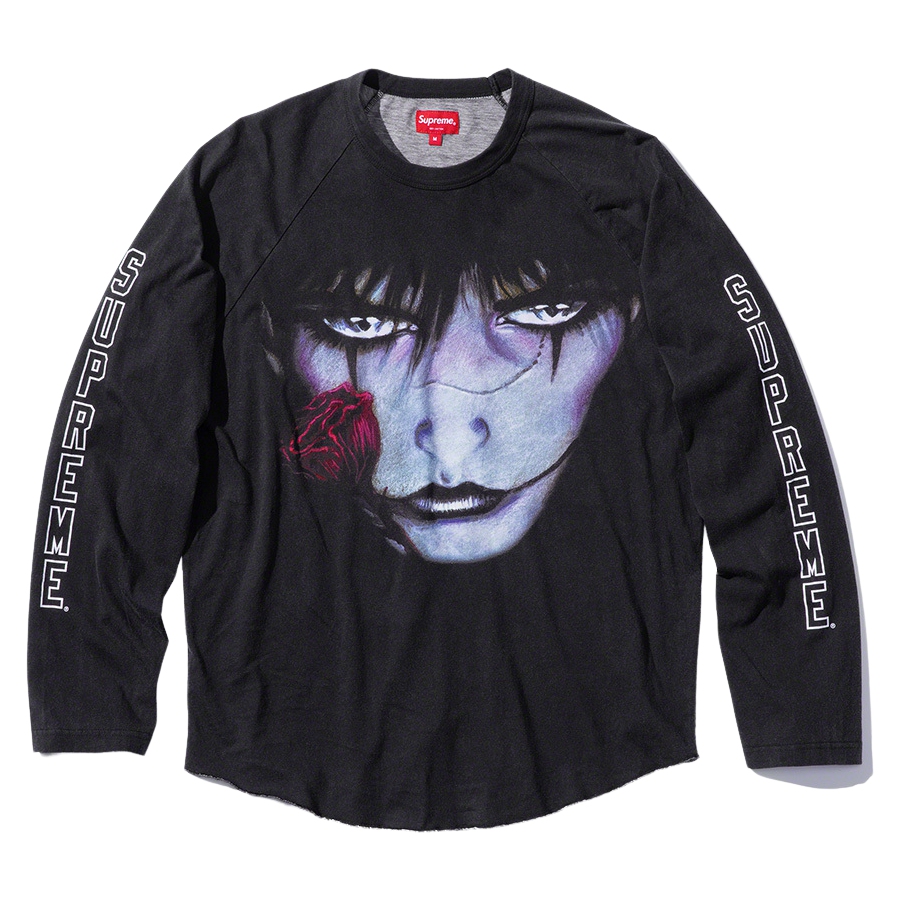 Details on Supreme The Crow Raglan L S Top  from fall winter
                                                    2021 (Price is $110)