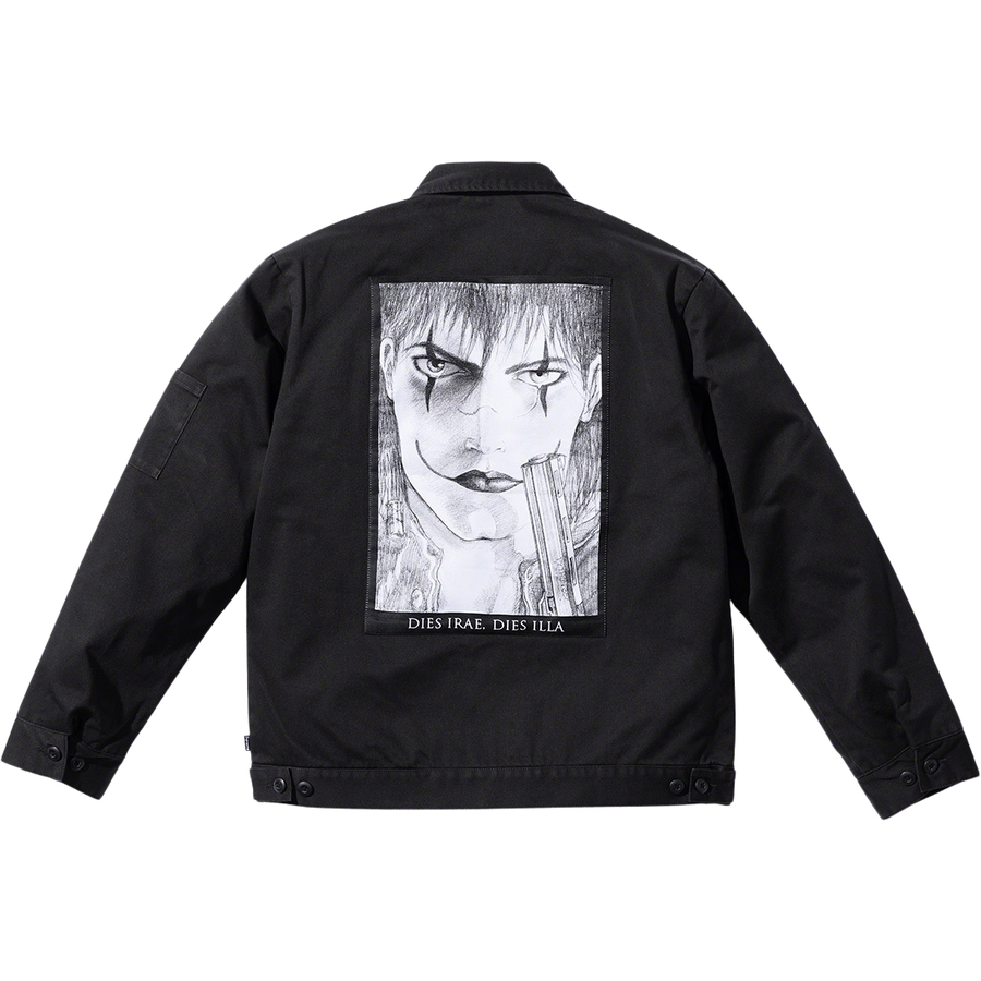 Details on Supreme The Crow Work Jacket  from fall winter
                                                    2021 (Price is $238)