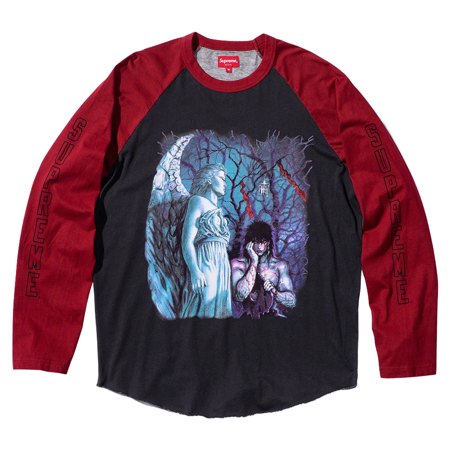 Details on Supreme The Crow Raglan L S Top  from fall winter
                                                    2021 (Price is $110)