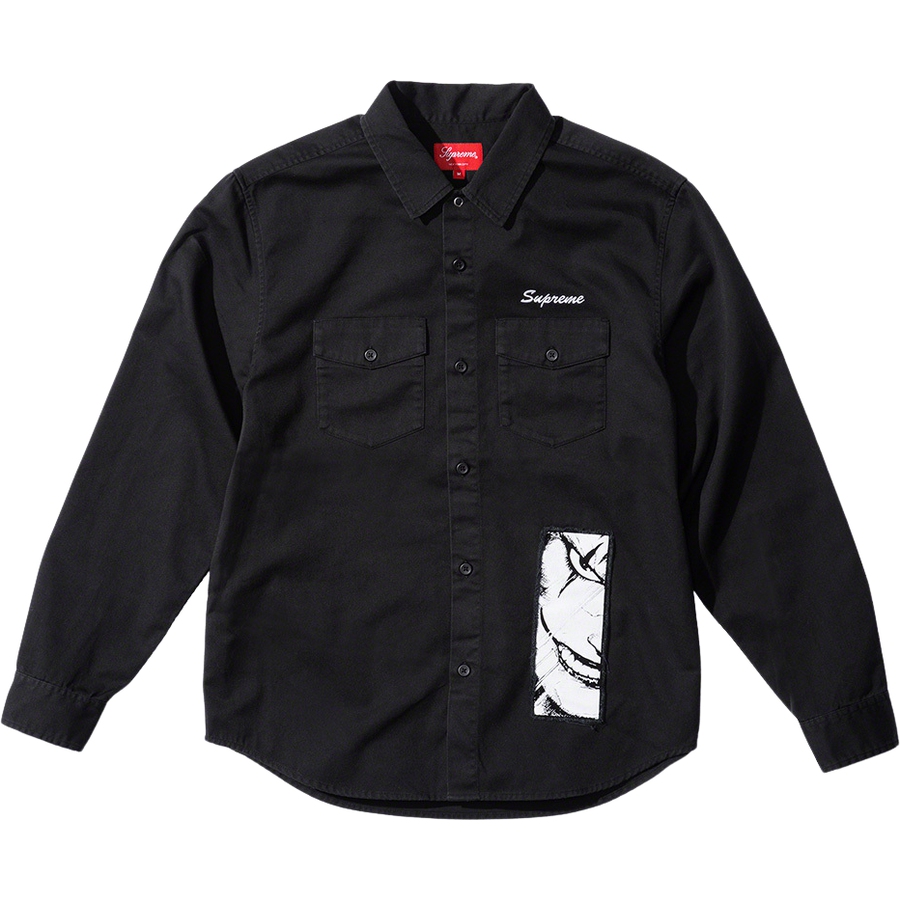 Details on Supreme The Crow Work Shirt  from fall winter
                                                    2021 (Price is $148)