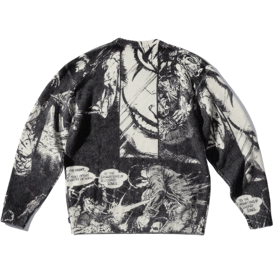 Details on Supreme The Crow Sweater  from fall winter
                                                    2021 (Price is $178)