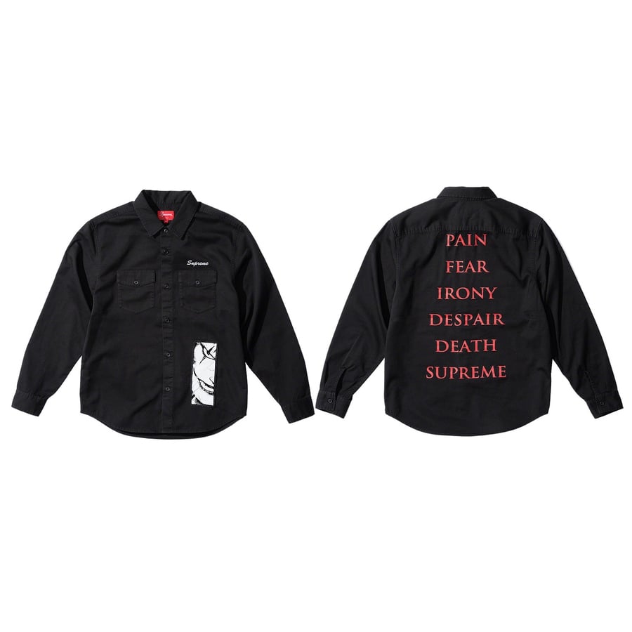 Supreme Supreme The Crow Work Shirt for fall winter 21 season