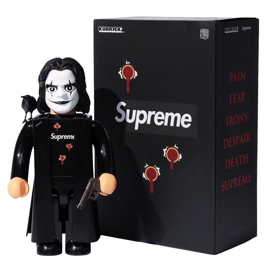 Supreme Supreme The Crow KUBRICK 1000% releasing on Week 18 for fall winter 21
