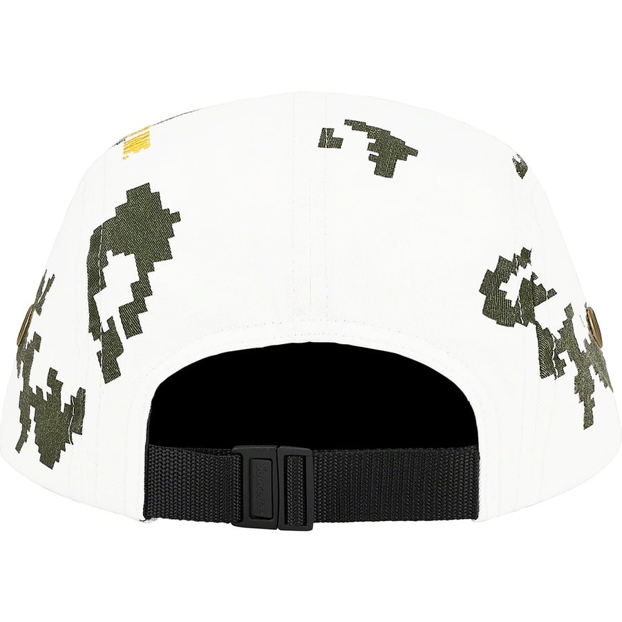 Details on Military Camp Cap White Russian Camo from fall winter
                                                    2021 (Price is $46)