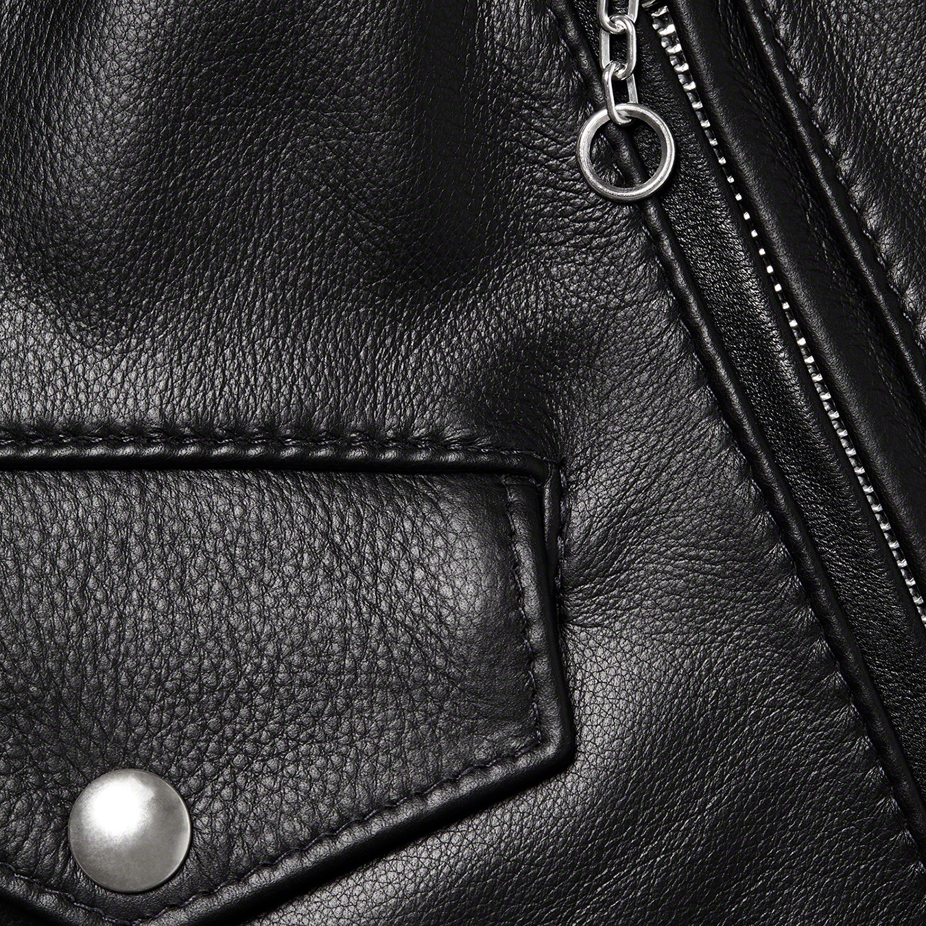 Supreme Schott Leather Trench Coat BlackSupreme Schott Leather