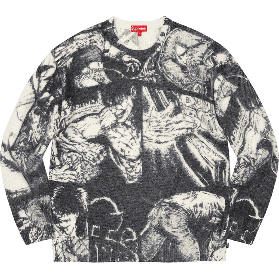 Supreme Supreme The Crow Sweater (FW21) - White - $178