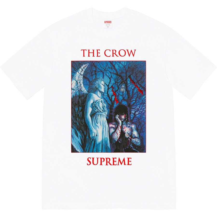 Details on Supreme The Crow Tee White from fall winter
                                                    2021 (Price is $44)