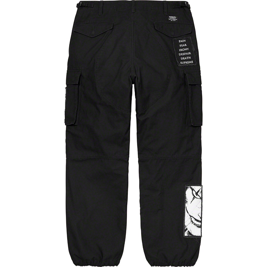 Details on Supreme The Crow Cargo Pant Black from fall winter
                                                    2021 (Price is $198)