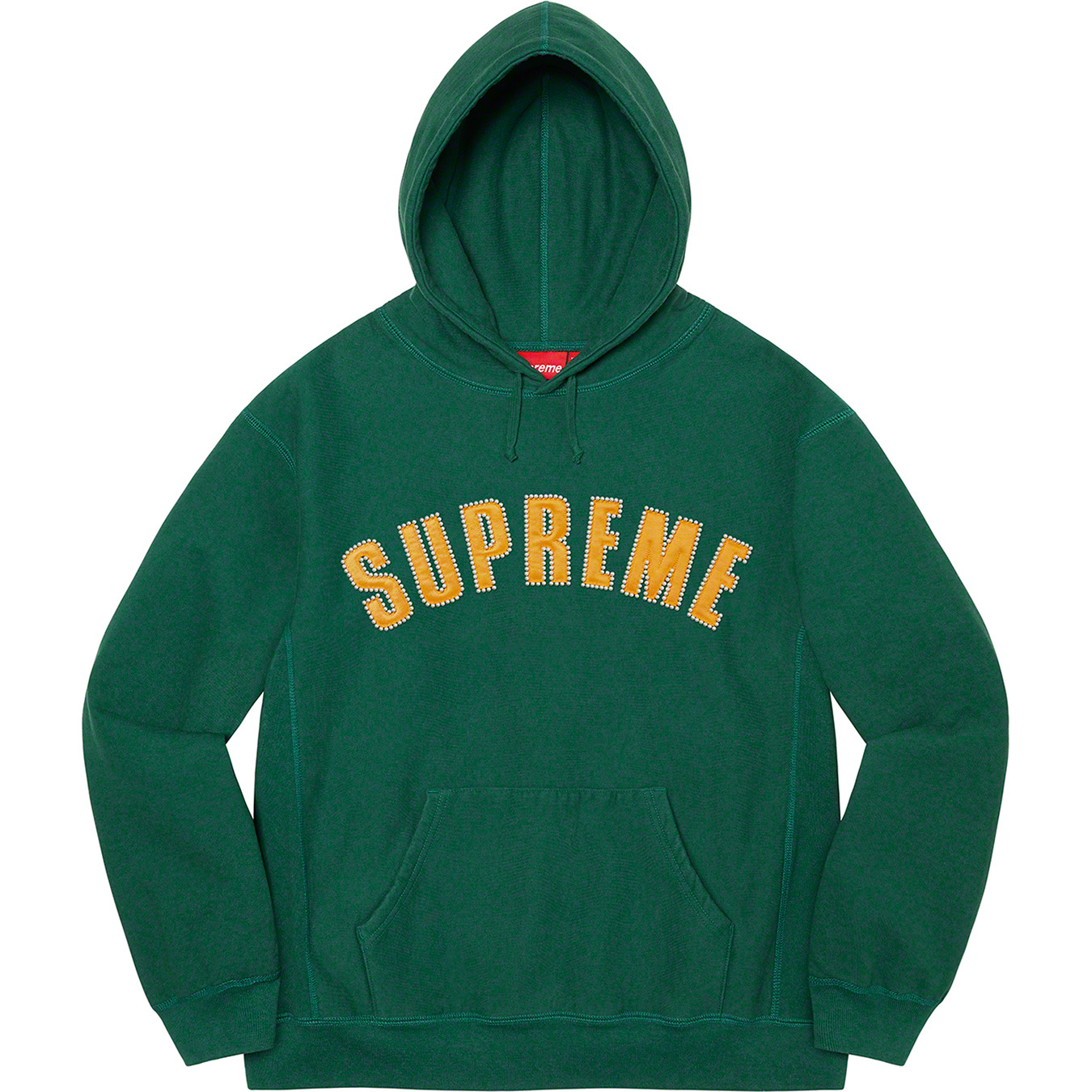 Pearl Logo Hooded Sweatshirt - fall winter 2021 - Supreme