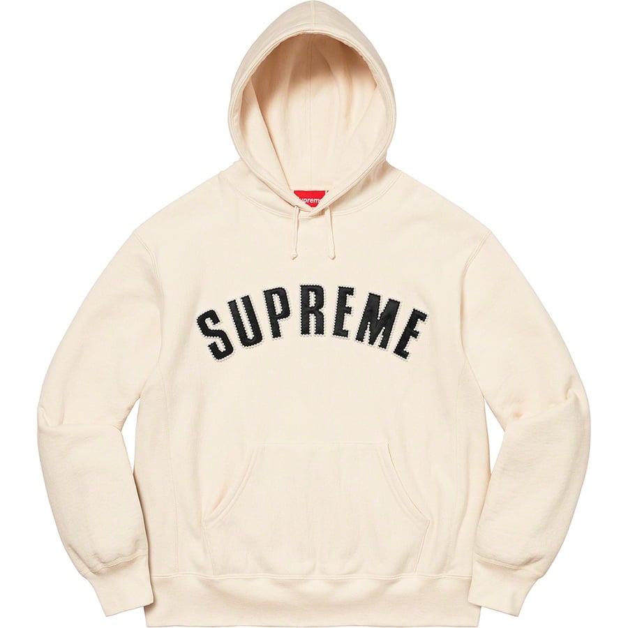 Details on Pearl Logo Hooded Sweatshirt Natural from fall winter
                                                    2021 (Price is $168)