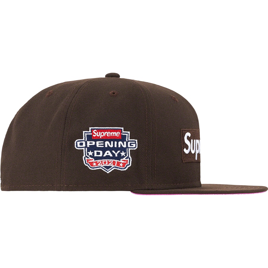 Details on No Comp Box Logo New Era Brown from fall winter
                                                    2021 (Price is $48)