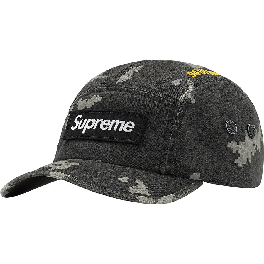 Details on Military Camp Cap Black Russian Camo from fall winter
                                                    2021 (Price is $46)