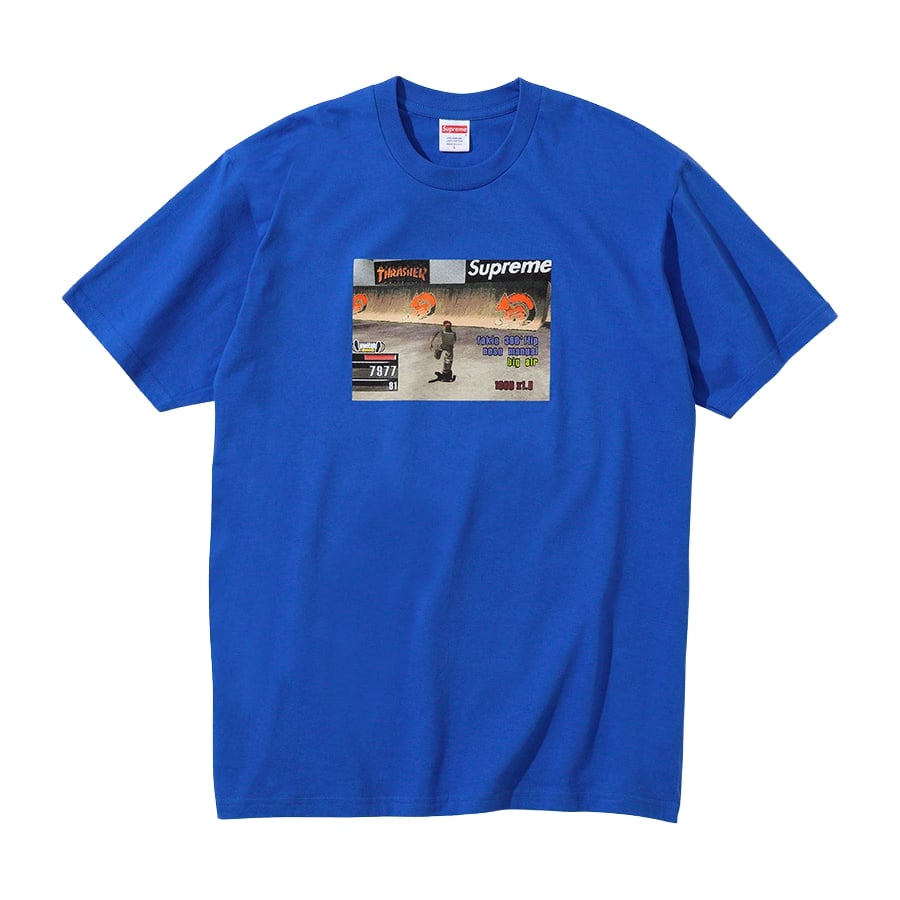 Details on Supreme Thrasher Game Tee  from fall winter
                                                    2021 (Price is $44)