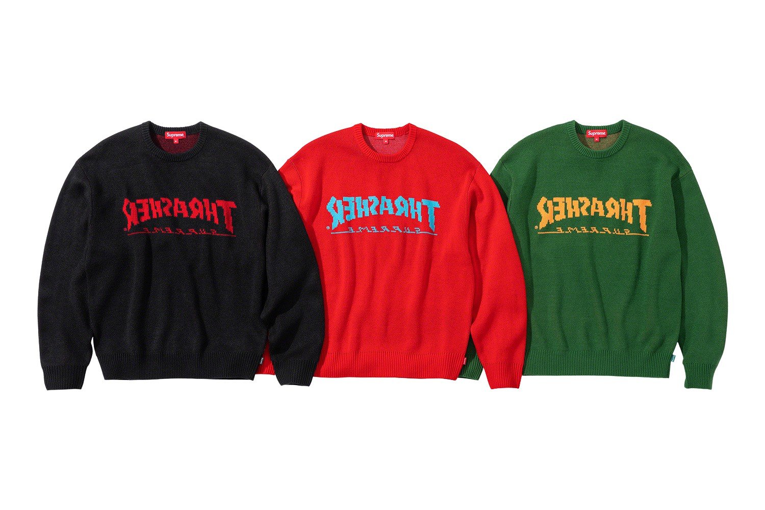 supreme Thrasher Logo Knit Sweater