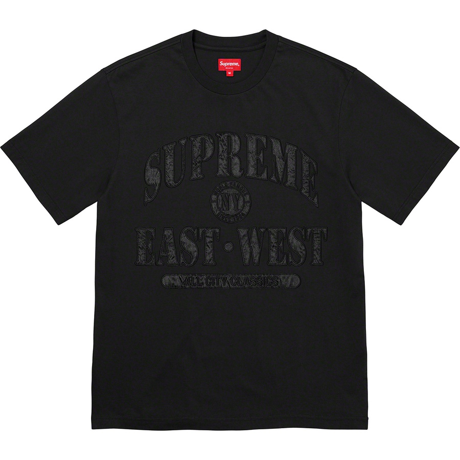 Supreme East West S S Top (FW21) - Black - $88