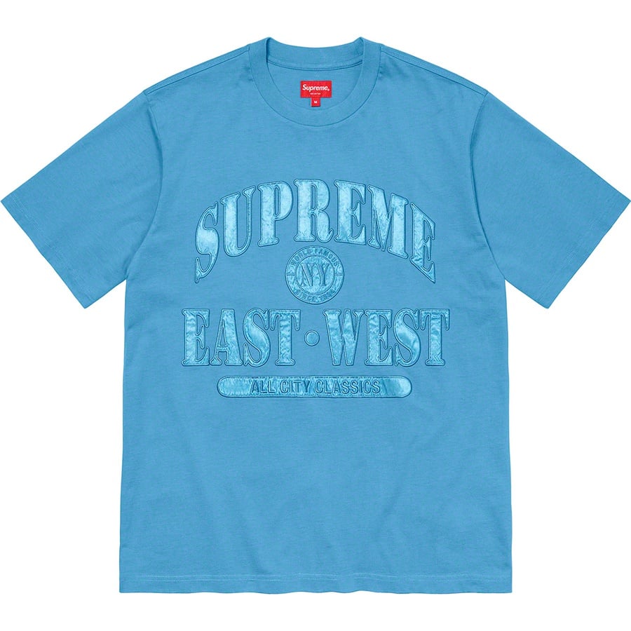 Details on East West S S Top Blue from fall winter
                                                    2021 (Price is $88)