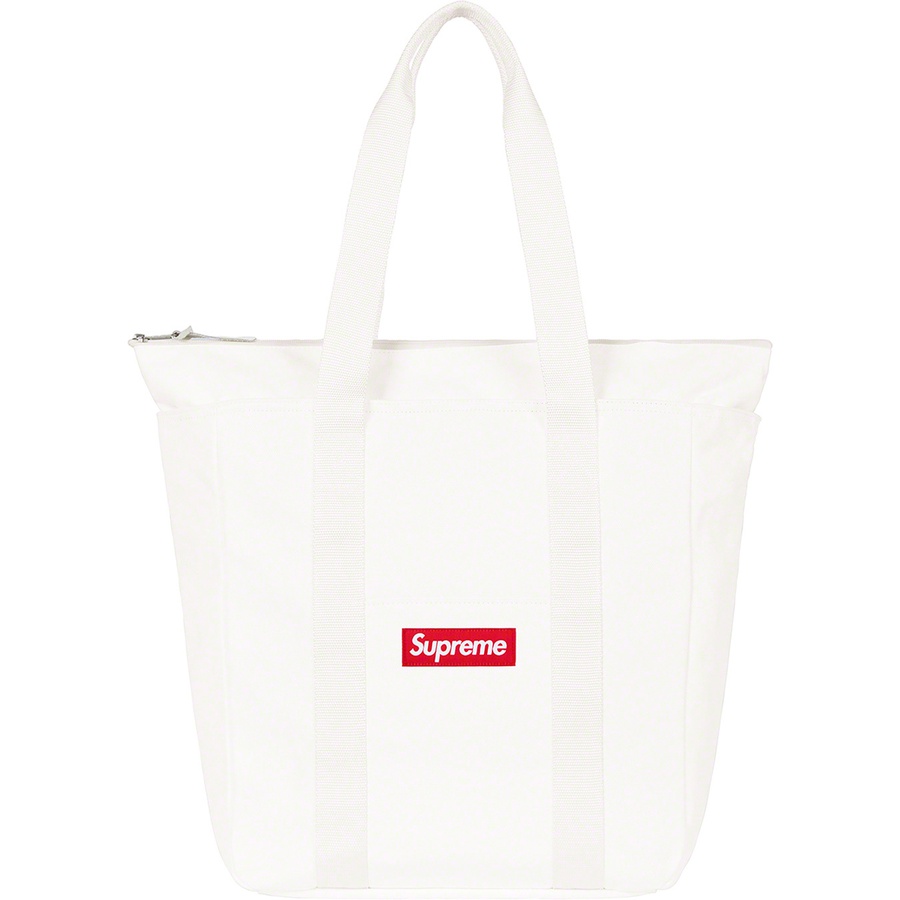 Details on Canvas Tote White from fall winter
                                                    2021 (Price is $78)