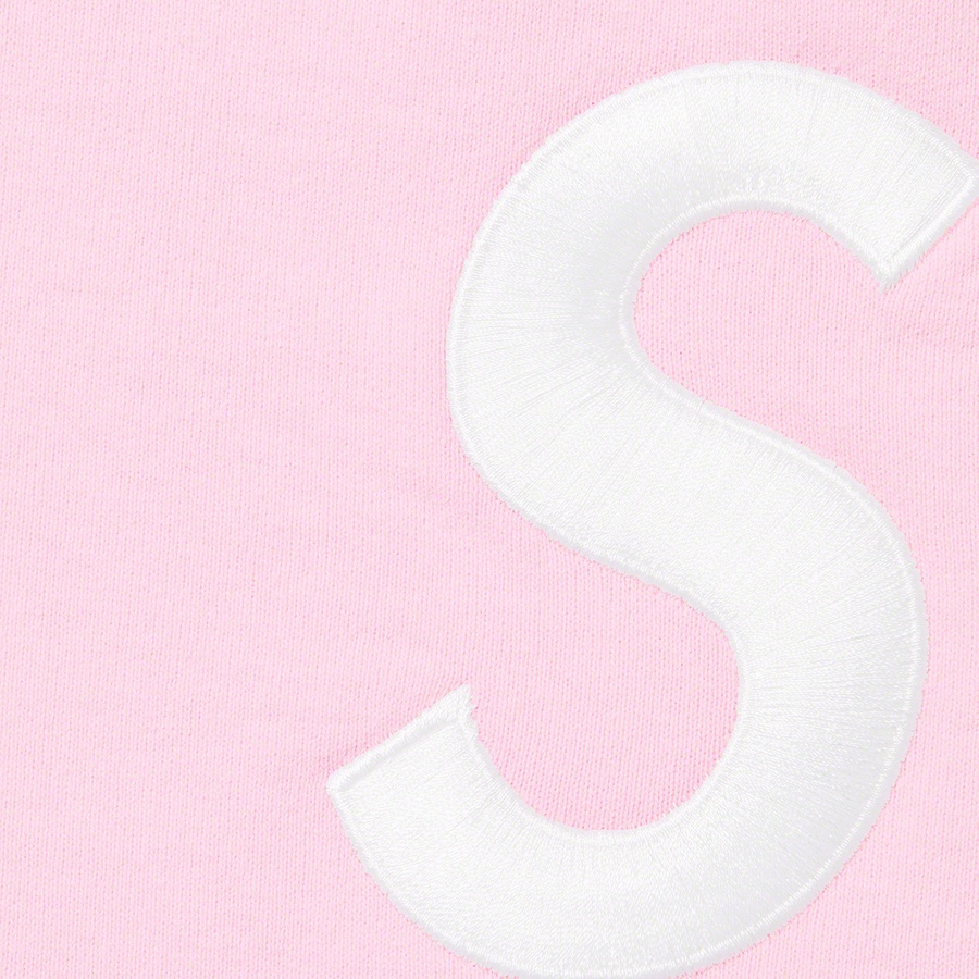 Details on S Logo Split Sweatpant Light Pink from fall winter
                                                    2021 (Price is $158)