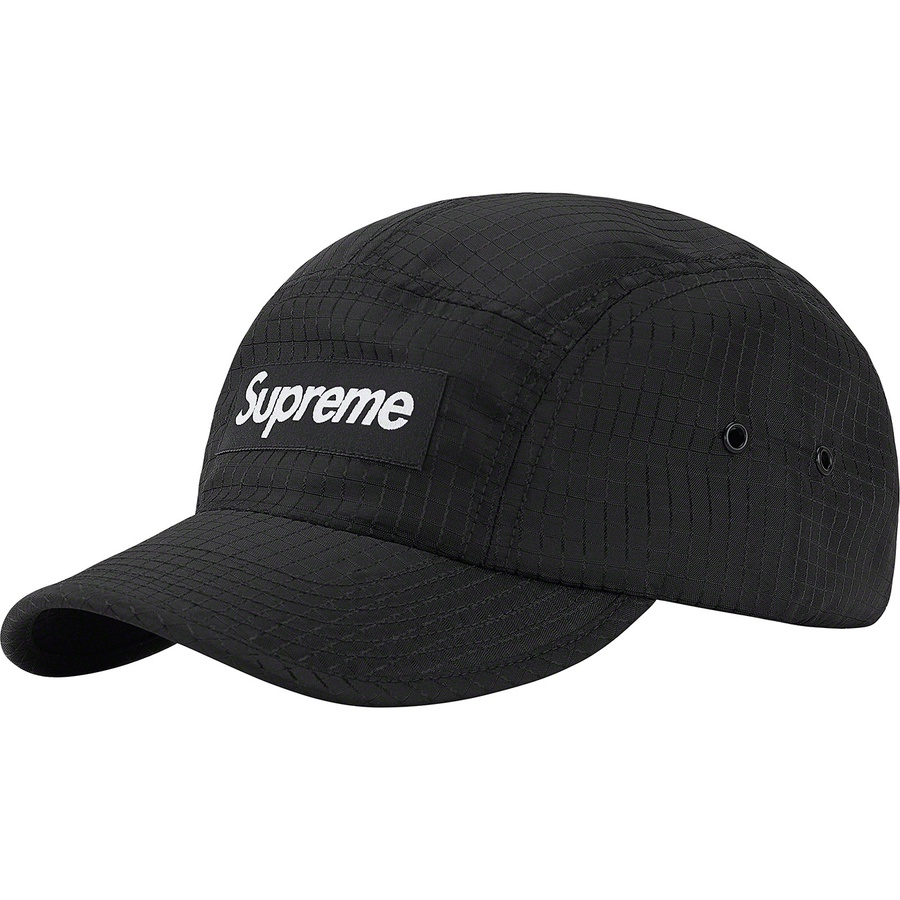 Details on Camo Ripstop Camp Cap Black from fall winter
                                                    2021 (Price is $48)