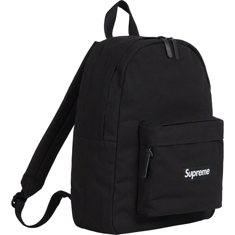 Details on Canvas Backpack Black from fall winter
                                                    2021 (Price is $110)