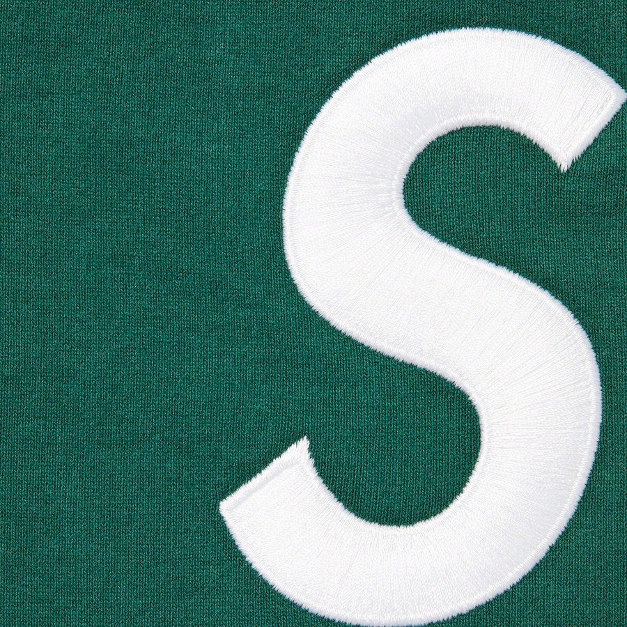 Details on S Logo Split Sweatpant Dark Green from fall winter
                                                    2021 (Price is $158)