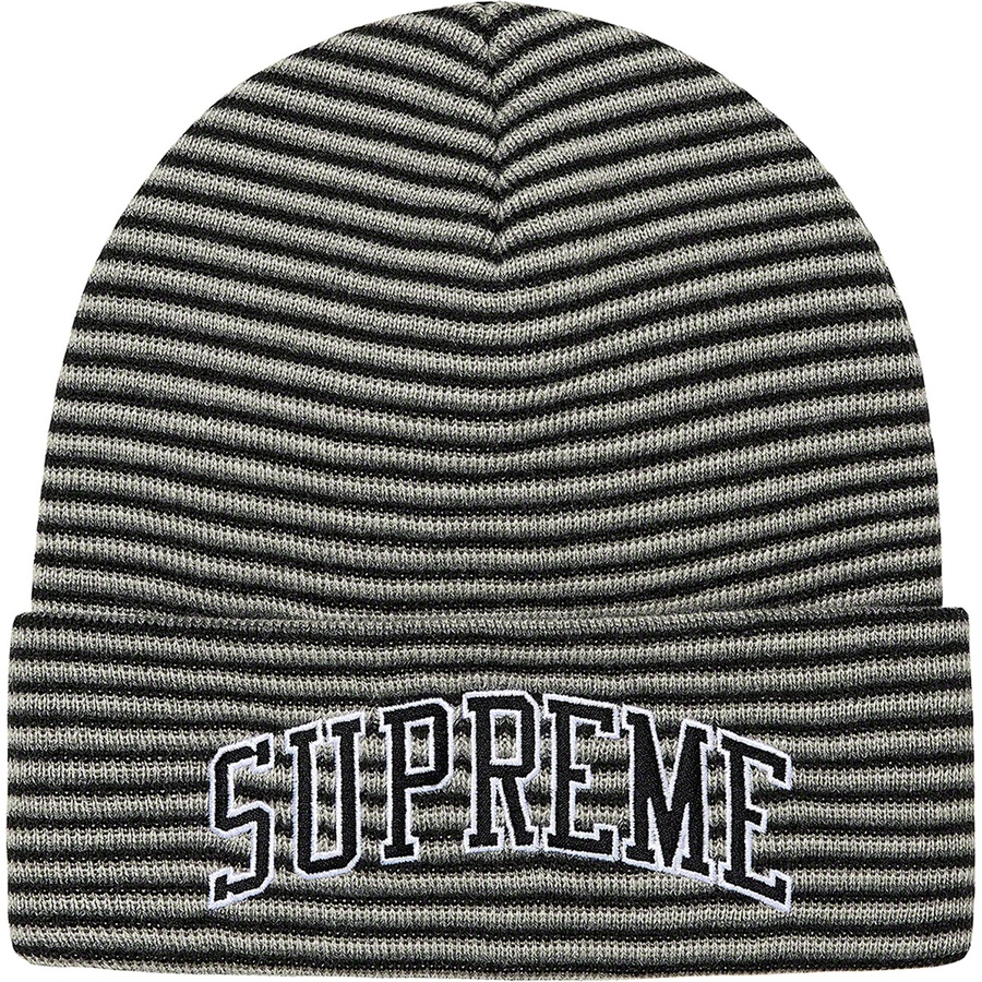 Details on Rainbow Stripe Beanie Black from fall winter 2021 (Price is $38)