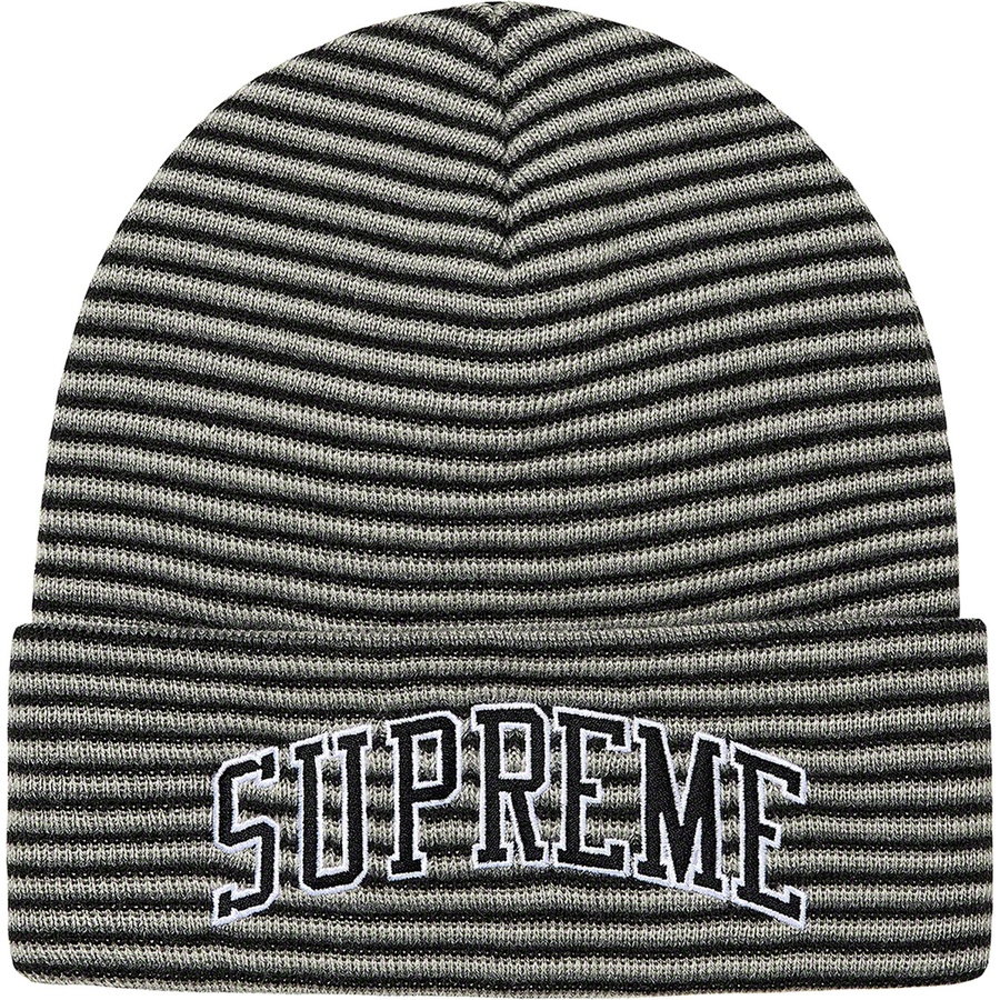 Details on Rainbow Stripe Beanie Black from fall winter
                                                    2021 (Price is $38)