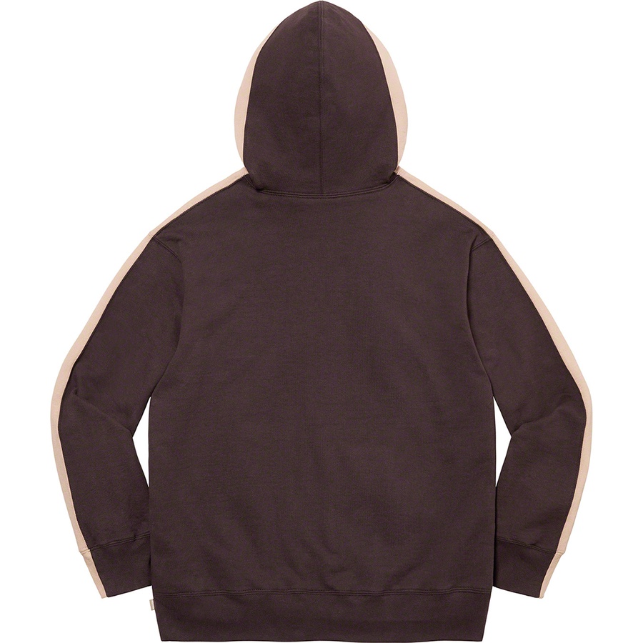 Details on S Logo Split Hooded Sweatshirt Tan from fall winter
                                                    2021 (Price is $168)