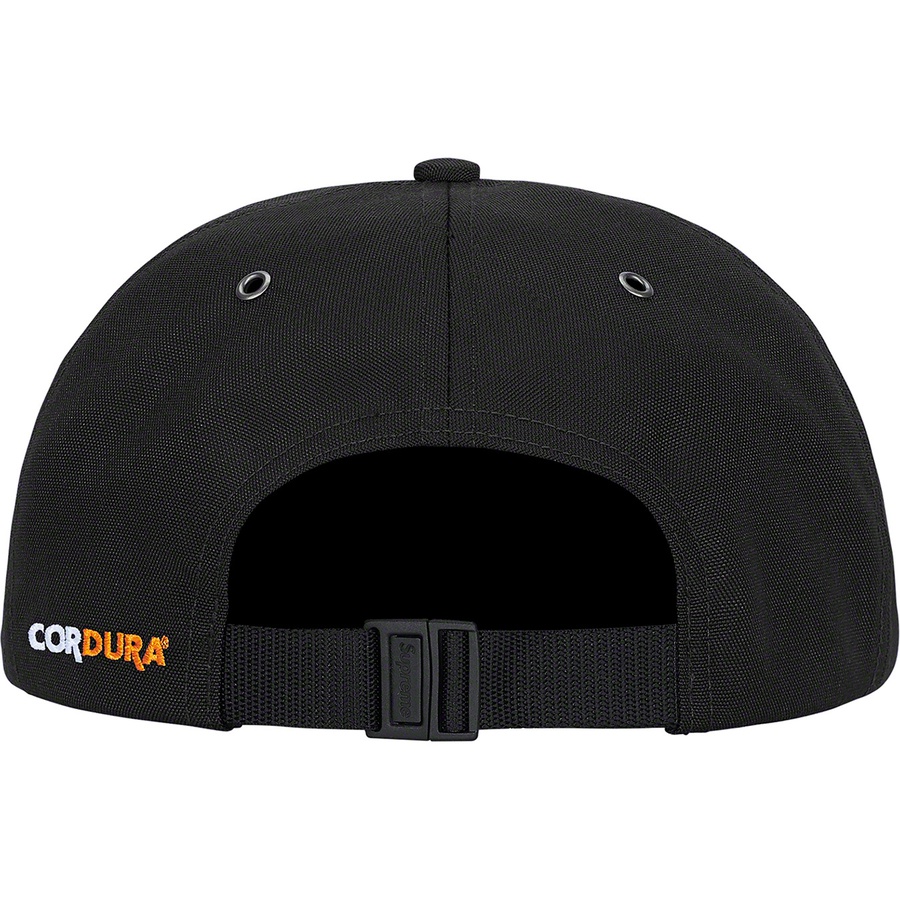 Details on Cordura Teflon Label 6-Panel Black from fall winter
                                                    2021 (Price is $48)