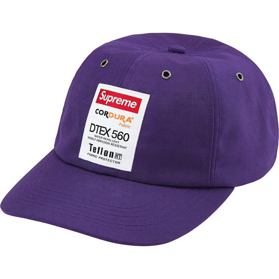 Details on Cordura Teflon Label 6-Panel Dark Purple from fall winter
                                                    2021 (Price is $48)