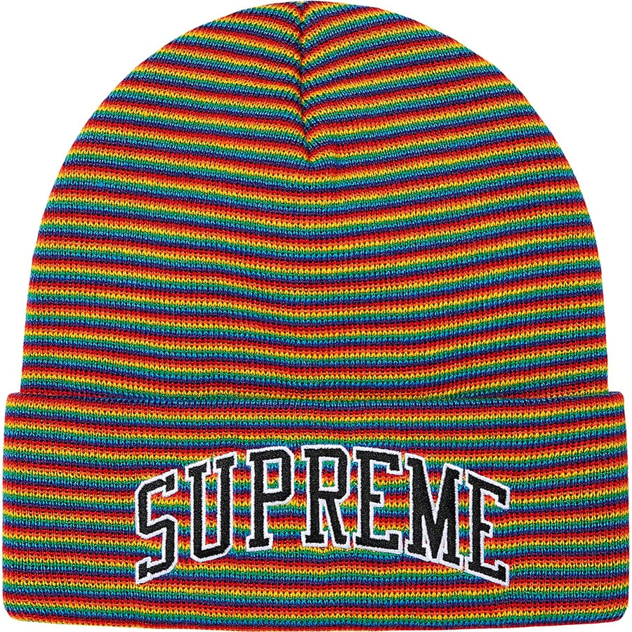 Details on Rainbow Stripe Beanie Multicolor from fall winter
                                                    2021 (Price is $38)