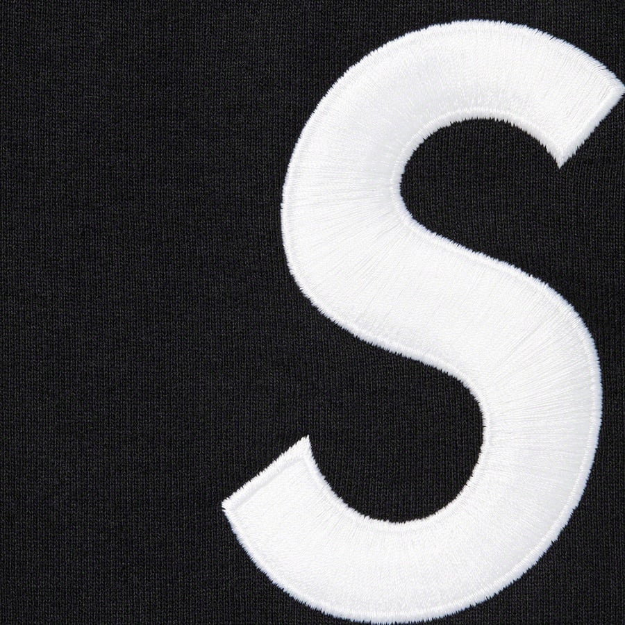 Details on S Logo Split Sweatpant Black from fall winter
                                                    2021 (Price is $158)