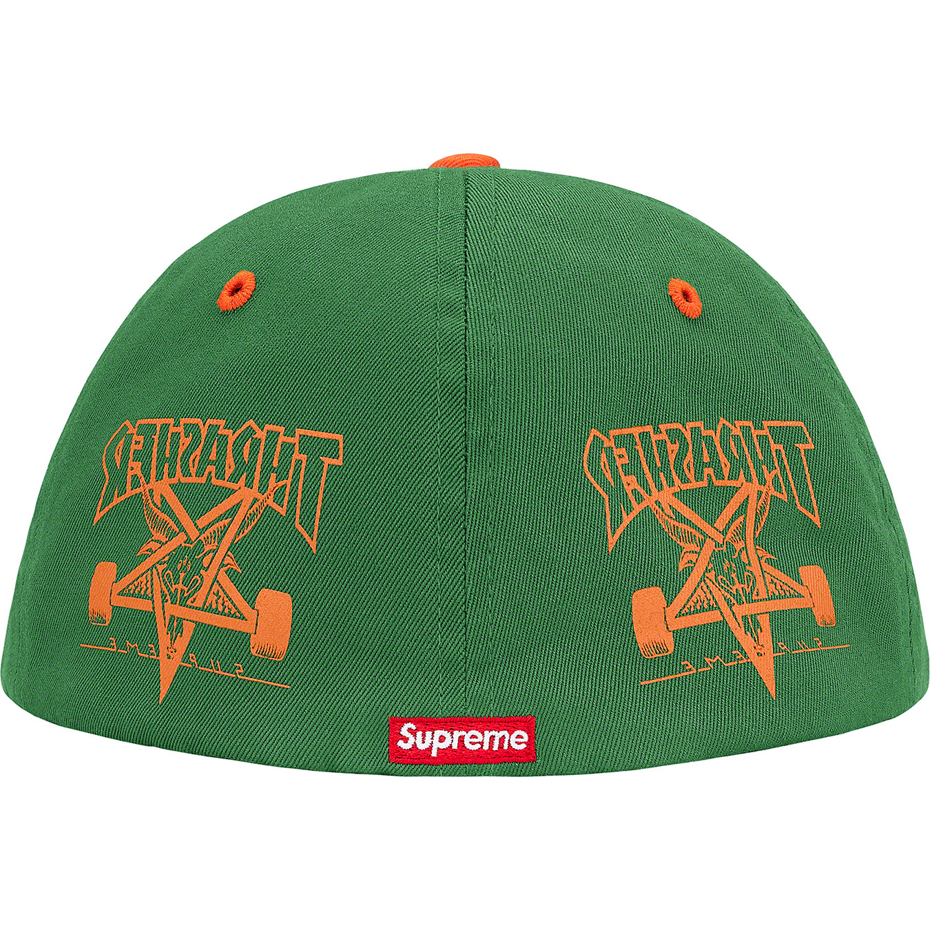 Authentic SUPREME Thrasher 6-Panel Hat FW21 Men's SMALL Original Skate Cap  Green