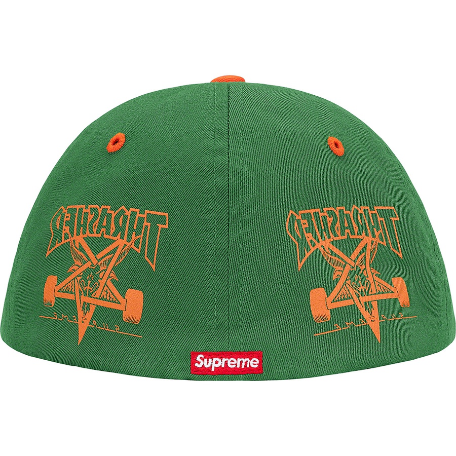 Details on Supreme Thrasher 6-Panel Green from fall winter
                                                    2021 (Price is $54)