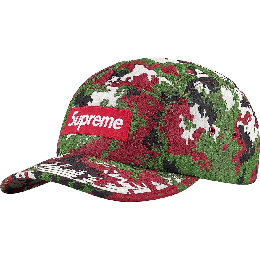 Details on Camo Ripstop Camp Cap Red Camo from fall winter
                                                    2021 (Price is $48)