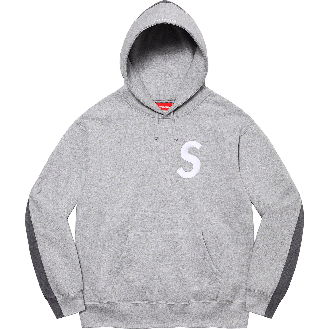 S Logo Split Hooded Sweatshirt - fall winter 2021 - Supreme