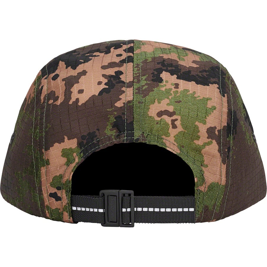Details on Camo Ripstop Camp Cap Woodland Camo from fall winter 2021 (Price is $48)