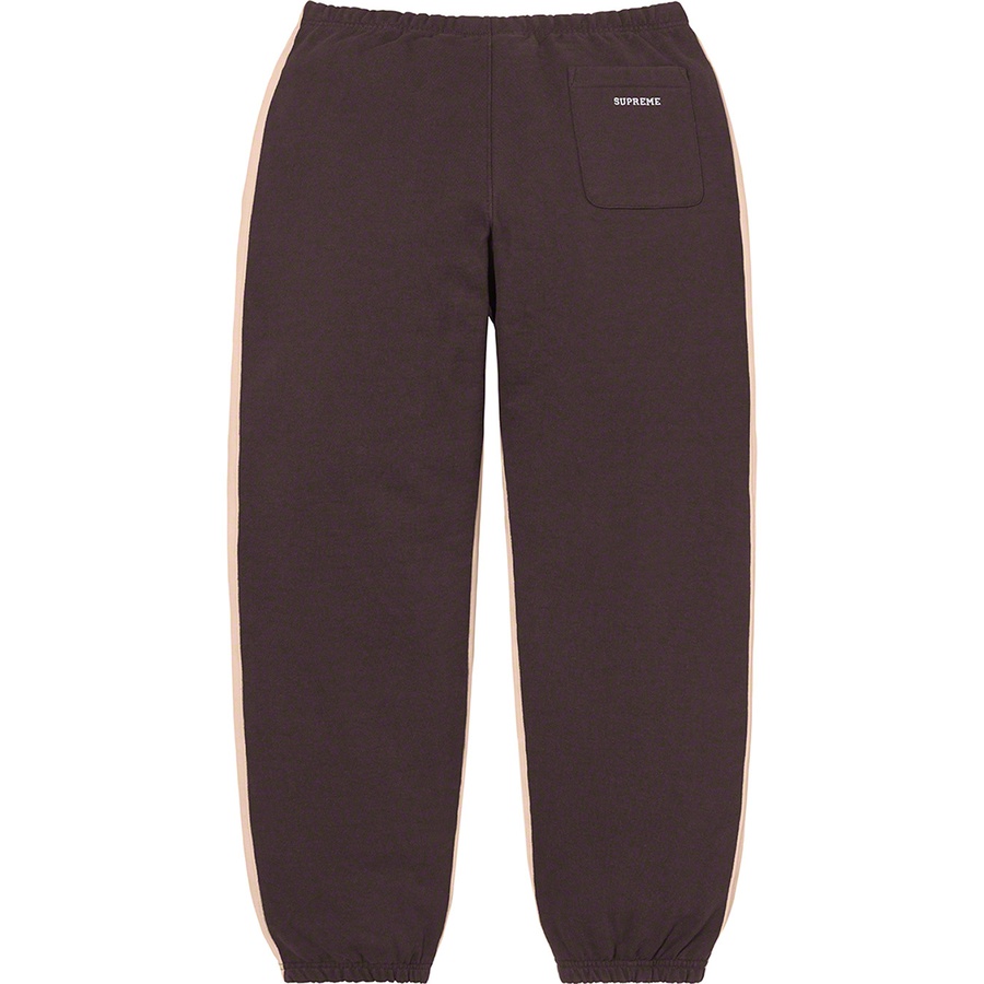 Details on S Logo Split Sweatpant Tan from fall winter 2021 (Price is $158)