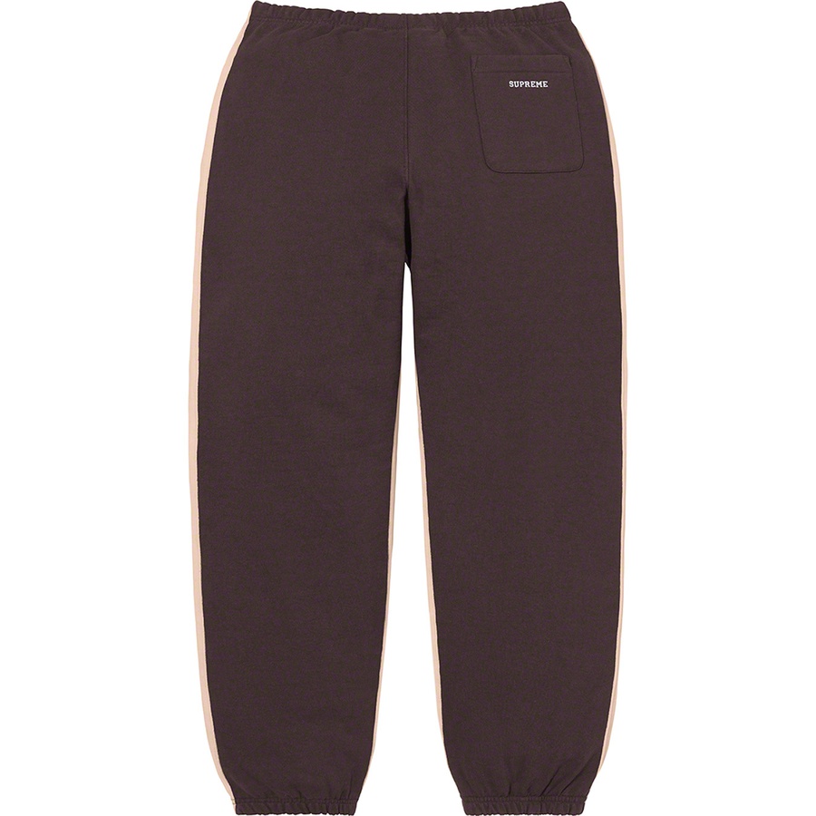 Details on S Logo Split Sweatpant Tan from fall winter
                                                    2021 (Price is $158)